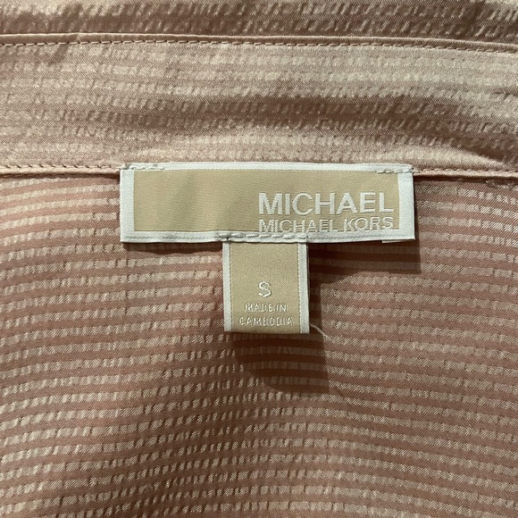 Michael Kors Blush Wrap Blouse - Picture 7 of 7